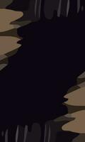 Aesthetic abstract art with a combination of shapes and brown colors. Suitable for background and poster vector