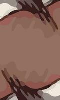 Aesthetic brown abstract background with copy space area. Suitable for poster and banner vector