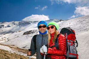 Happy Couple Outdoors photo