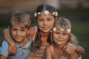 Happy Kids Portrait photo