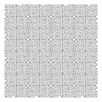 Maze puzzle game vector pattern