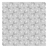 Maze puzzle game vector pattern