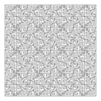 Maze puzzle game vector pattern