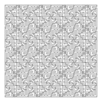 Maze puzzle game vector pattern