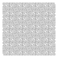 Maze puzzle game vector pattern