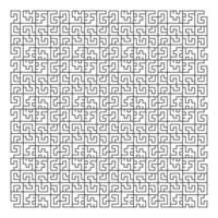 Maze puzzle game vector pattern