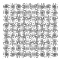 Maze puzzle game vector pattern