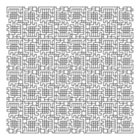 Maze puzzle game vector pattern