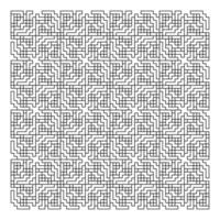 Maze puzzle game vector pattern