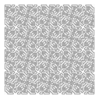 Maze puzzle game vector pattern