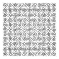 Maze puzzle game vector pattern