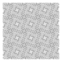 Maze puzzle game vector pattern