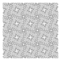 Maze puzzle game vector pattern