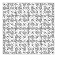 Maze puzzle game vector pattern