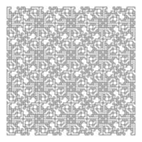 Maze puzzle game vector pattern