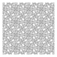 Maze puzzle game vector pattern