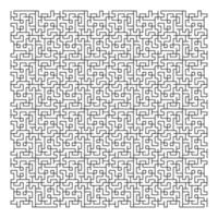 Maze puzzle game vector pattern