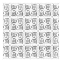 Maze puzzle game vector pattern