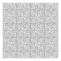 Maze puzzle game vector pattern
