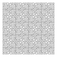 Maze puzzle game vector pattern