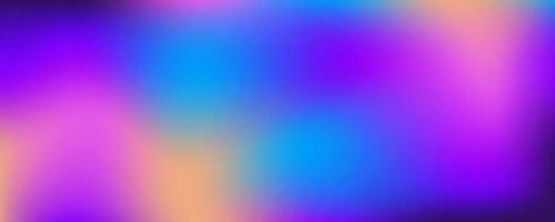 Holographic gradient textured background. Noisy bright rainbow gradation. Soft colors grainy foil. Abstract blurred fluid wallpaper. Vector. vector