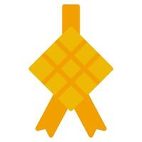 Ketupat Icon Illustration for web, app, infographic, etc vector
