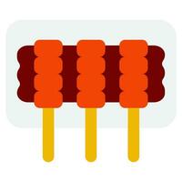 Sate Icon Illustration for web, app, infographic, etc vector