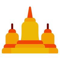 Temple Icon Illustration for web, app, infographic, etc vector