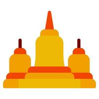 Temple Icon Illustration for web, app, infographic, etc vector