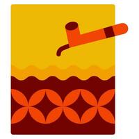 Batik Icon Illustration for web, app, infographic, etc vector