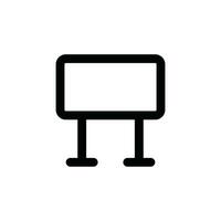 billboard icon vector