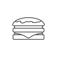 fast food icon vector