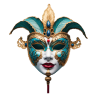 ai genererad venetian mask isolerat på transparent bakgrund png