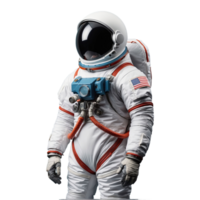 AI generated Space Suit isolated on transparent background png