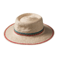AI generated Woven Hat isolated on transparent background png