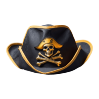 ai generado pirata sombrero aislado en transparente antecedentes png