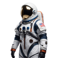 AI generated Space Suit isolated on transparent background png