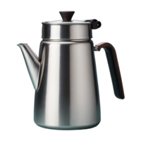 ai generiert Camping Kaffee Topf isoliert auf transparent Hintergrund png