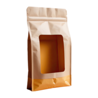 AI generated empty Food Packaging isolated on transparent background png