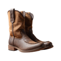 AI generated Mocassin Boot isolated on transparent background png