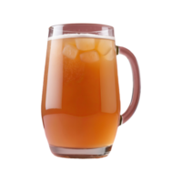 ai generiert Apfel Apfelwein isoliert auf transparent Hintergrund png