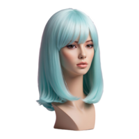 AI generated Wig isolated on transparent background png