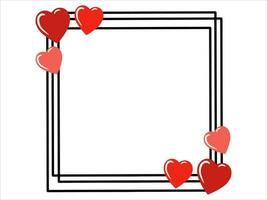 Frame Background Valentines Day Illustration vector