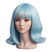 AI generated Wig isolated on transparent background png