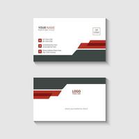 Clean style modern business card vector