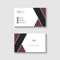 Modern business card template vector