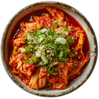 ai genererad kryddad koreanska kimchi png