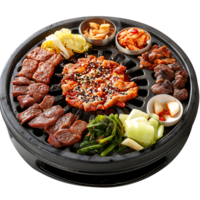 ai gegenereerd genieten Koreaans bbq png