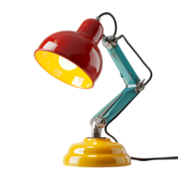 ai gegenereerd kleurrijk bureau lamp png