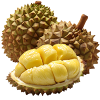 ai generiert exotisch Durian Obst png